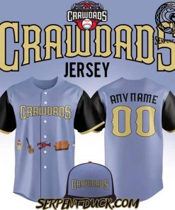 Hickory Crawdads Baseball x Friends Day Night Baseball Jersey