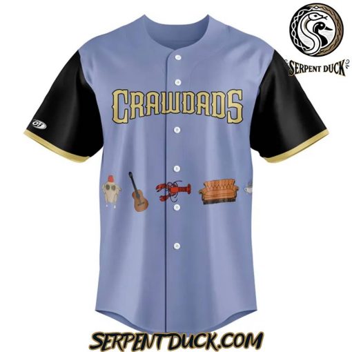 Hickory Crawdads Baseball x Friends Day Night Baseball Jersey