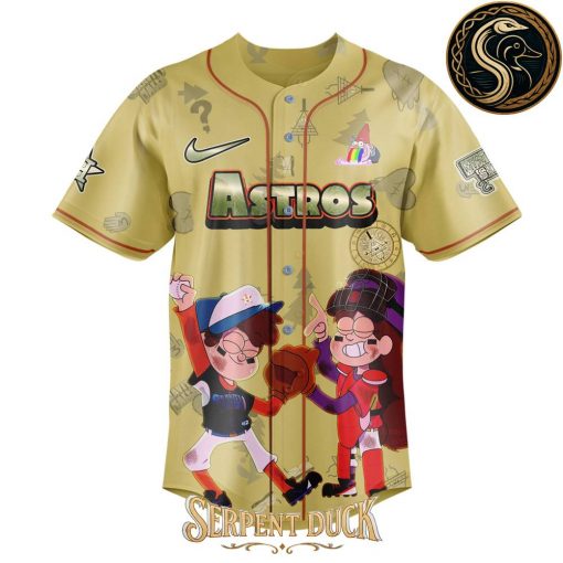 Houston Astros x Gravity Falls Baseball Jersey