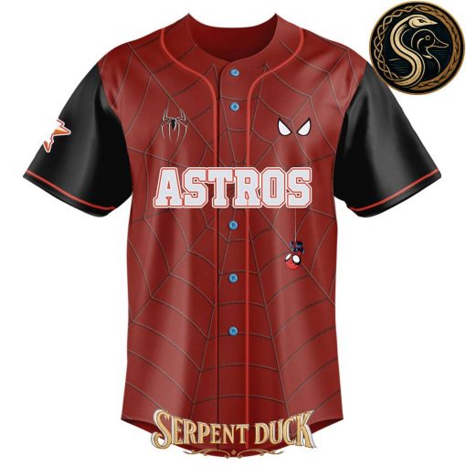 Houston Astros x Spider Man Baseball Jersey