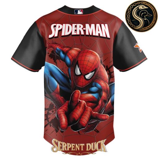 Houston Astros x Spider Man Baseball Jersey