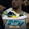 Indiana Pacers NBA Eastern Conference Final Icon Jersey Air Jordan 1 Sneaker
