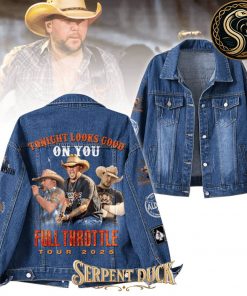 Jason Aldean Tonight Looks Good On You “Full Throttle Tour 2025” Denim Jacket