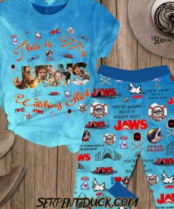 Jaws This Is My Watching Shirt Pyjama Set