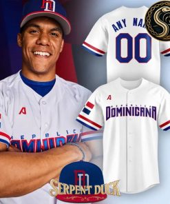Juan Soto Team Dominican Republic In The 2026 World Baseball Classic Jersey