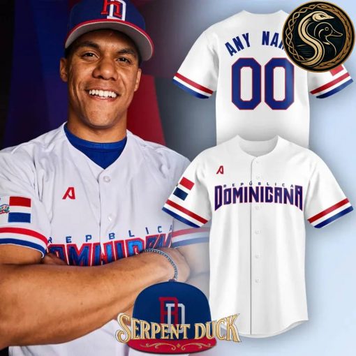 Juan Soto Team Dominican Republic In The 2026 World Baseball Classic Jersey