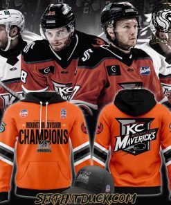 Kansas City Mavericks 2025 Mountain Division Champions Hockey Jersey
