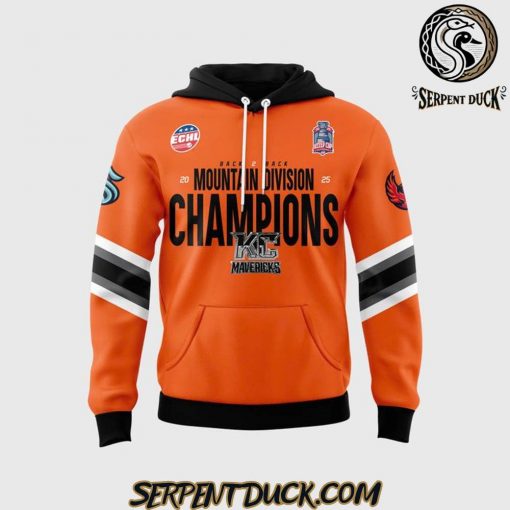 Kansas City Mavericks 2025 Mountain Division Champions Hoodie