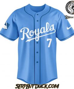 Kansas City Royals Bobby Witt Jr Five Hundred Games In MLB Baseball Jersey