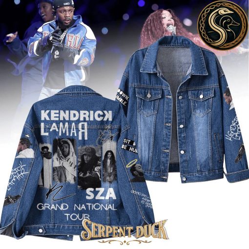 Kendrick Lamar X SZA Grand National Tour Denim Jacket