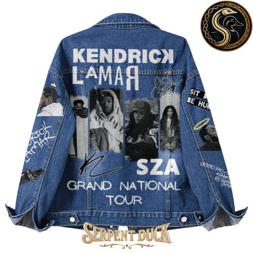 Kendrick Lamar X SZA Grand National Tour Denim Jacket
