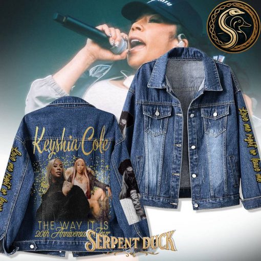 Keyshia Cole THE WAY IT IS 20th Anniversay Tour Denim Jacket