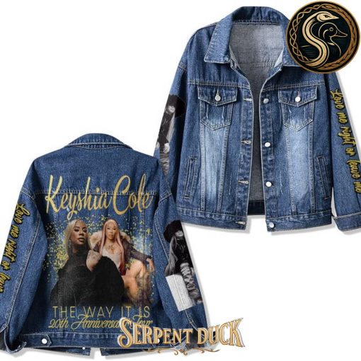 Keyshia Cole THE WAY IT IS 20th Anniversay Tour Denim Jacket