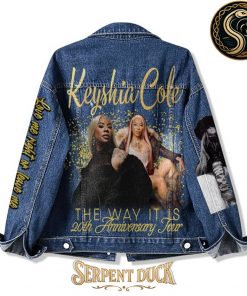 Keyshia Cole THE WAY IT IS 20th Anniversay Tour Denim Jacket