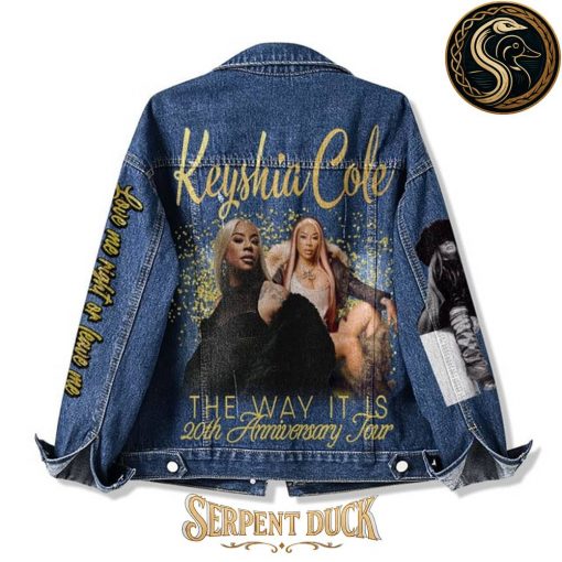 Keyshia Cole THE WAY IT IS 20th Anniversay Tour Denim Jacket