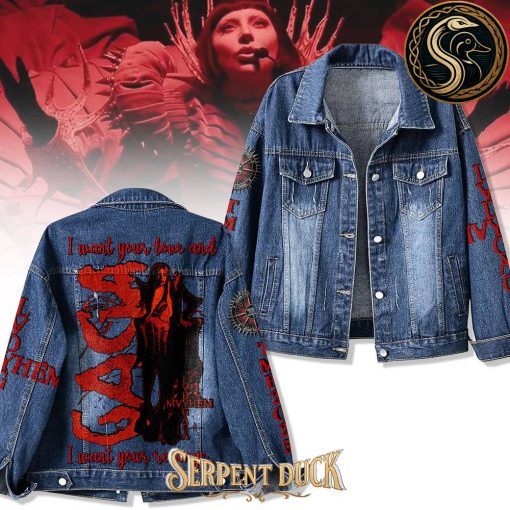 Lady Gaga I Want Your Love And I Want Your Revenge Denim Jacket