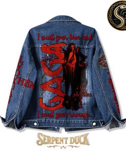 Lady Gaga I Want Your Love And I Want Your Revenge Denim Jacket