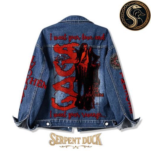 Lady Gaga I Want Your Love And I Want Your Revenge Denim Jacket