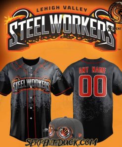 Lehigh Valley IronPigs Steelworker Night Baseball Jersey