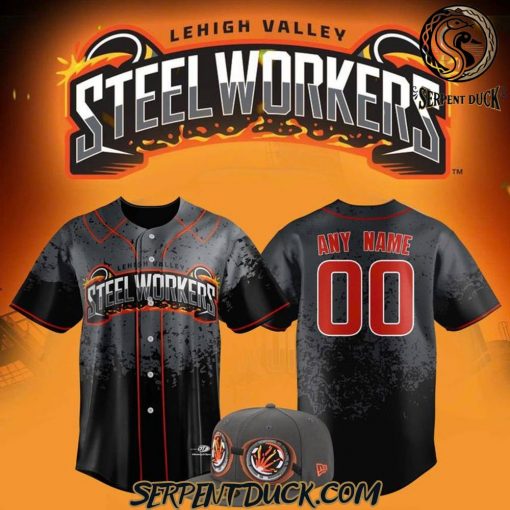 Lehigh Valley IronPigs Steelworker Night Baseball Jersey