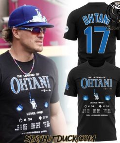 Los Angeles Dodgers The Legend of Ohtani Level MVP Tee
