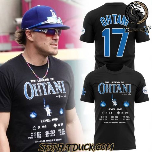Los Angeles Dodgers The Legend of Ohtani Level MVP Tee