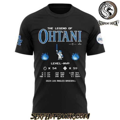 Los Angeles Dodgers The Legend of Ohtani Level MVP Tee