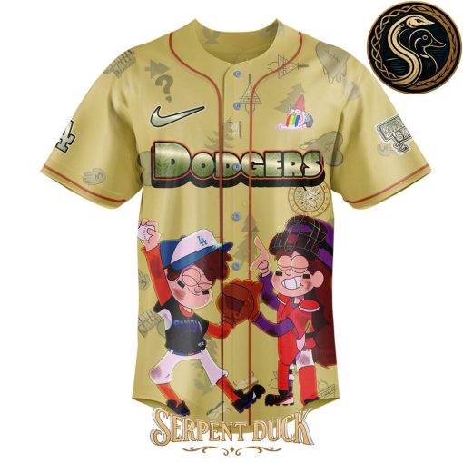 Los Angeles Dodgers x Gravity Falls Baseball Jersey