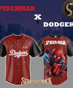 Los Angeles Dodgers x Spider Man Baseball Jersey