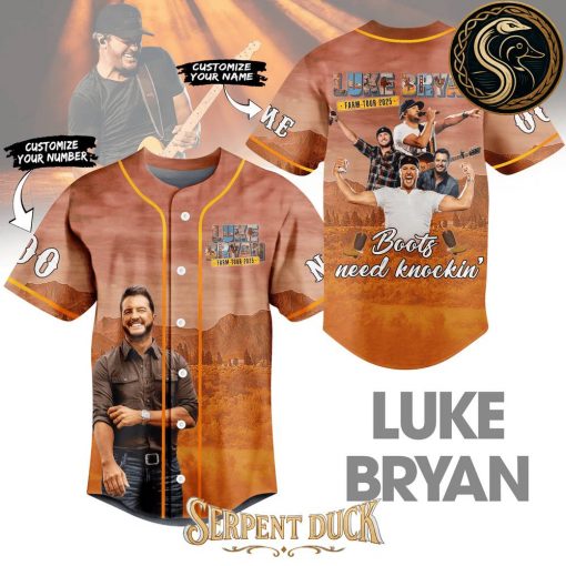 Luke Bryan Boots Need Knockin’ Baseball Jersey