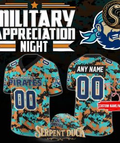Massachusetts Pirates Military Nights Football Jersey