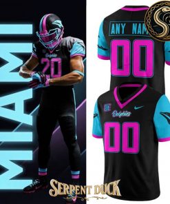 Miami Dolphins “Miami Vice” 2025 NFL Rivalries Football Jersey