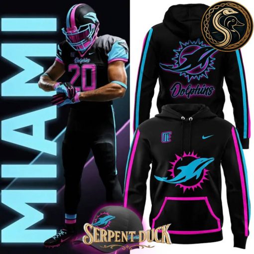 Miami Dolphins “Miami Vice” 2025 NFL Rivalries Hoodie
