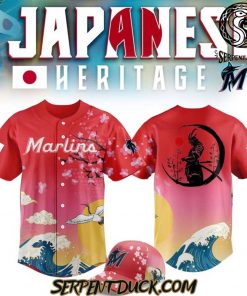 Miami Marlins Japanese Heritage Celebration Baseball Jersey