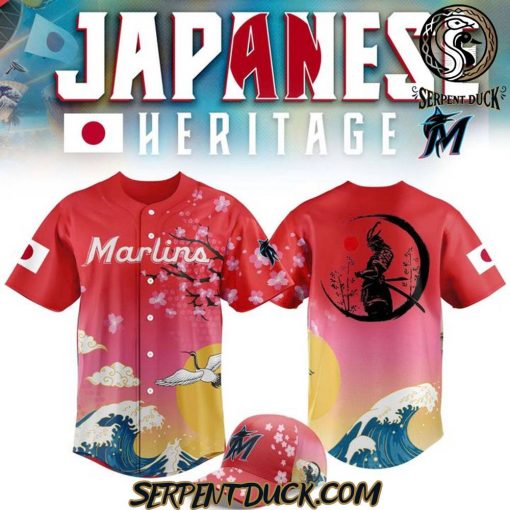 Miami Marlins Japanese Heritage Celebration Baseball Jersey