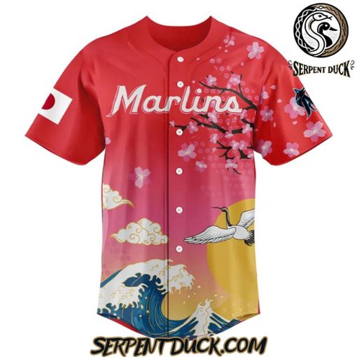 Miami Marlins Japanese Heritage Celebration Baseball Jersey