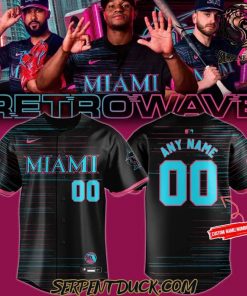 Miami Marlins RetroWave City Connect 2025 Jersey
