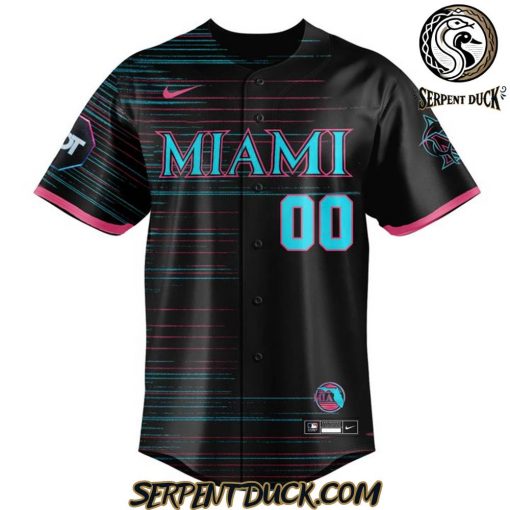 Miami Marlins RetroWave City Connect 2025 Jersey