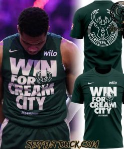 Milwaukee Bucks Win For Cream City Tee