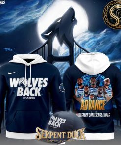 Minnesota Timberwolves 2025 Playoffs “Wolves Back” Hoodie