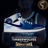 Minnesota Timberwolves NBA Western Conference Final Statement Jersey Air Jordan 1 Sneaker