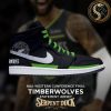 Minnesota Timberwolves NBA Western Conference Final Icon Jersey Air Jordan 1 Sneaker