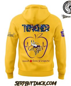 Minnesota Vikings Teacher Appreciation 2025 Hoodie