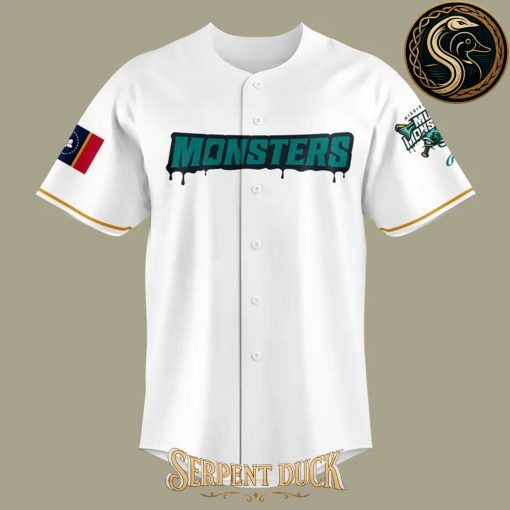 Mississippi Mud Monsters Limited Edition 2025 White Baseball Jersey