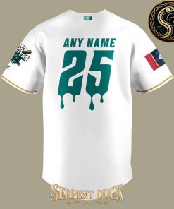 Mississippi Mud Monsters Limited Edition 2025 White Baseball Jersey