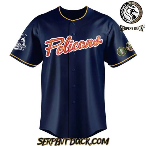 Myrtle Beach Pelicans 2025 Military Appreciation Night Baseball Jersey