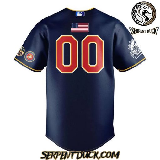 Myrtle Beach Pelicans 2025 Military Appreciation Night Baseball Jersey