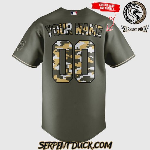 New York Mets Sean Manaea Camo Custom Baseball Jersey