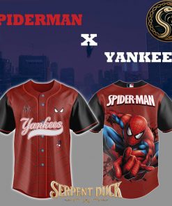 New York Yankees 2025 Spider Man Baseball Jersey