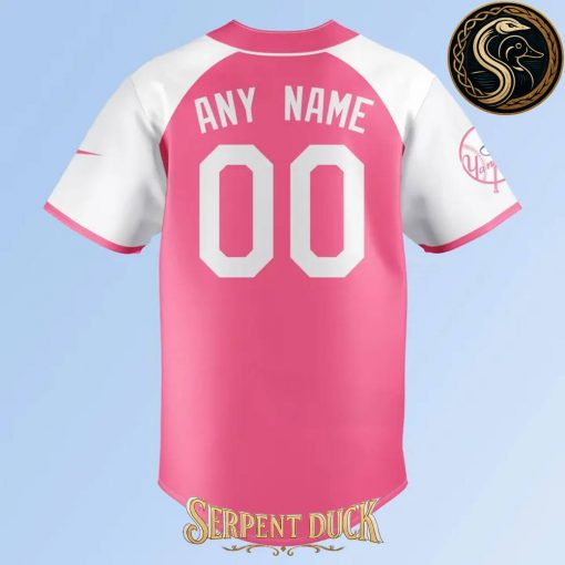 New York Yankees 2025 Pink Shirt Day Custom Baseball Jersey